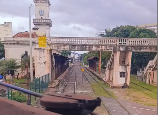 Vídeo: Maquinista mostra viagem de trem por Juiz de Fora de um ângulo diferente